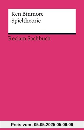 Spieltheorie (Reclams Universal-Bibliothek)