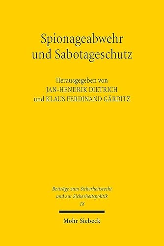 Spionageabwehr und Sabotageschutz (SRSP) von Mohr Siebeck