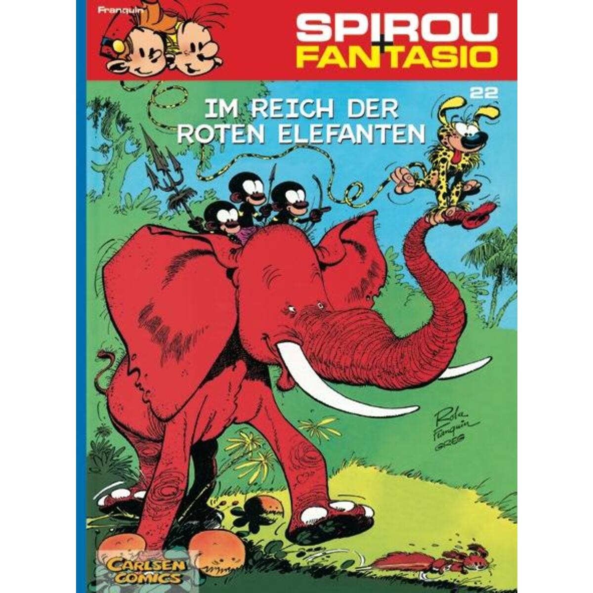 Spirou und Fantasio 22. Im Reich der roten Elefanten von Carlsen Verlag GmbH