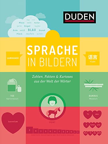 Sprache in Bildern: Zahlen, Fakten, Kurioses aus der Welt der Wörter (Sprach-Infotainment) von Duden