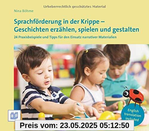 Sprachförderung in der Krippe - Geschichten erzählen, spielen und gestalten: 24 Praxisbeispiele und Tipps für den Einsatz narrativer Materialien: 24 ... Tipps fr den Einsatz narrativer Materialien Sprachförderung in der Krippe - Geschichten erzählen, spielen und gestalten: 24 Praxisbeispiele und Tipps für den Einsatz narrativer Materialien: 24 ... Tipps fr den Einsatz narrativer Materialien