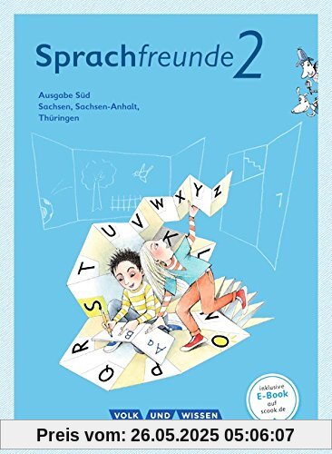 Sprachfreunde - Ausgabe Süd - Neubearbeitung 2015: 2. Schuljahr - Sprachbuch mit Grammatiktafel und Entwicklungsheft