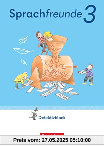 Sprachfreunde - Sprechen - Schreiben - Spielen - Östliche Bundesländer und Berlin - Ausgabe 2022 - 3. Schuljahr: Detektivblock mit Aufgaben zum Fordern Sprachfreunde - Sprechen - Schreiben - Spielen - Östliche Bundesländer und Berlin - Ausgabe 2022 - 3. Schuljahr: Detektivblock mit Aufgaben zum Fordern