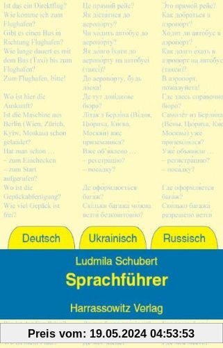 Sprachführer Deutsch - Ukrainisch - Russisch: Mit Basisvokabular und Kurzgrammatik