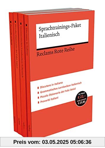 Sprachtrainings-Paket Italienisch: 4 Bände eingeschweißt (Reclams Universal-Bibliothek)