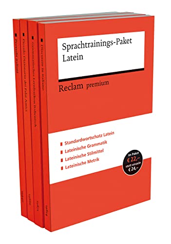 Sprachtrainings-Paket Latein: 4 Bände eingeschweißt (Reclams Universal-Bibliothek) von Reclam, Philipp, jun. GmbH, Verlag