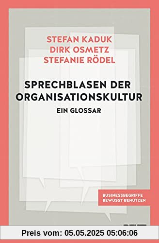 Sprechblasen der Organisationskultur: Ein Glossar. Business-Begriffe bewusst benutzen Sprechblasen der Organisationskultur: Ein Glossar. Business-Begriffe bewusst benutzen