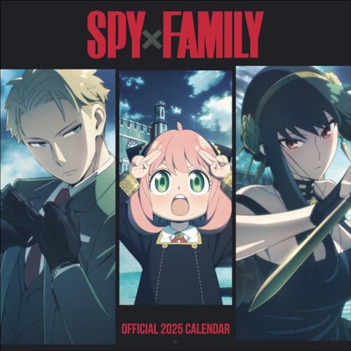 Spy x Family Broschurkalender 2025: Perfekt für Fans der Anime-Spionage-Komödie über Loid Forger & seine Familie. Manga-Kalender mit 12 Action-Szenen im Format 30,5 x 30,5 cm Spy x Family Broschurkalender 2025: Perfekt für Fans der Anime-Spionage-Komödie über Loid Forger & seine Familie. Manga-Kalender mit 12 Action-Szenen im Format 30,5 x 30,5 cm