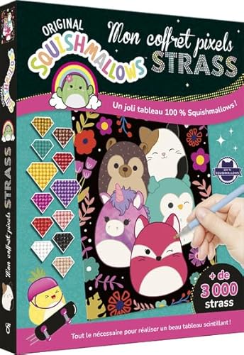 Squishmallows - Mon coffret pixels strass: Avec + de 3 000 strass von DRAGON D OR