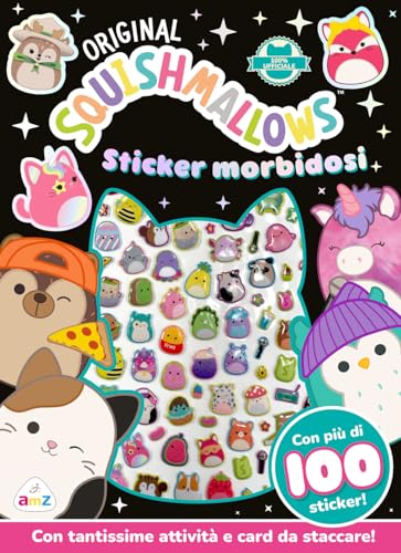 Squishmallows. Sticker morbidosi. Ediz. a colori. Con 8 cartoncini soft touch. Con Adesivi (Sticker e coloring)