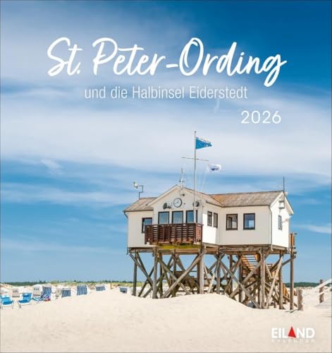 St. Peter-Ording und die Halbinsel Eiderstedt Postkartenkalender 2026: Kleiner Kalender mit Urlaubsfeeling. Postkarten-Fotokalender zum Aufstellen oder Aufhängen. (Postkartenkalender Eiland) von Eiland