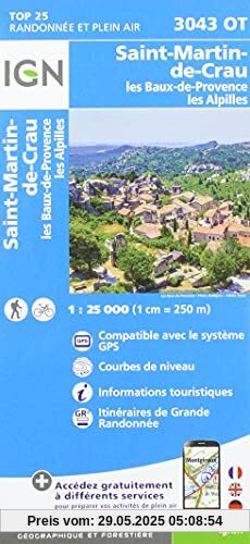 St.Martin de Crau Les baux de Provence Les Alpilles 1:25 000 St.Martin de Crau Les baux de Provence Les Alpilles 1:25 000