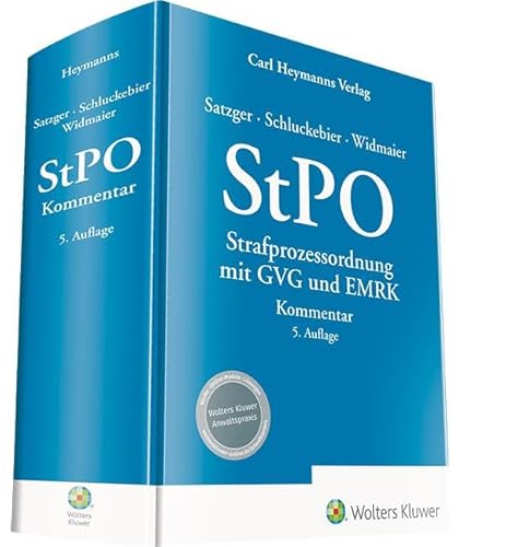 StPO Strafprozessordnung mit GVG und EMRK: Kommentar von Heymanns Verlag GmbH