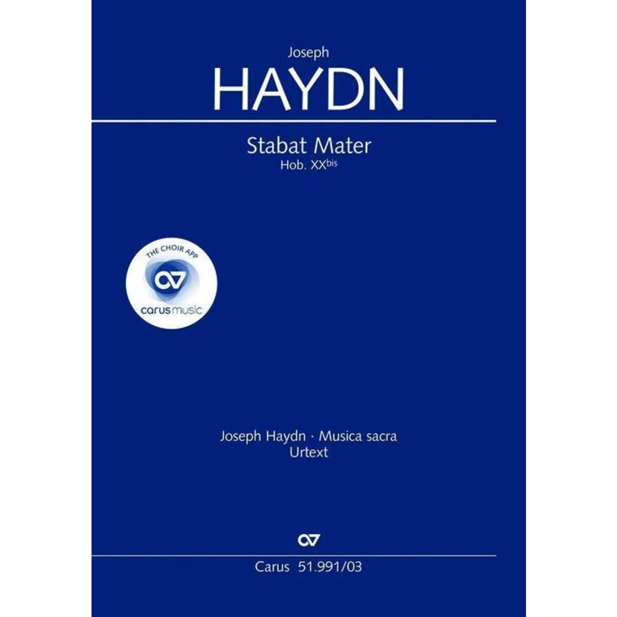 Stabat Mater (Klavierauszug) von Carus-Verlag Stuttgart