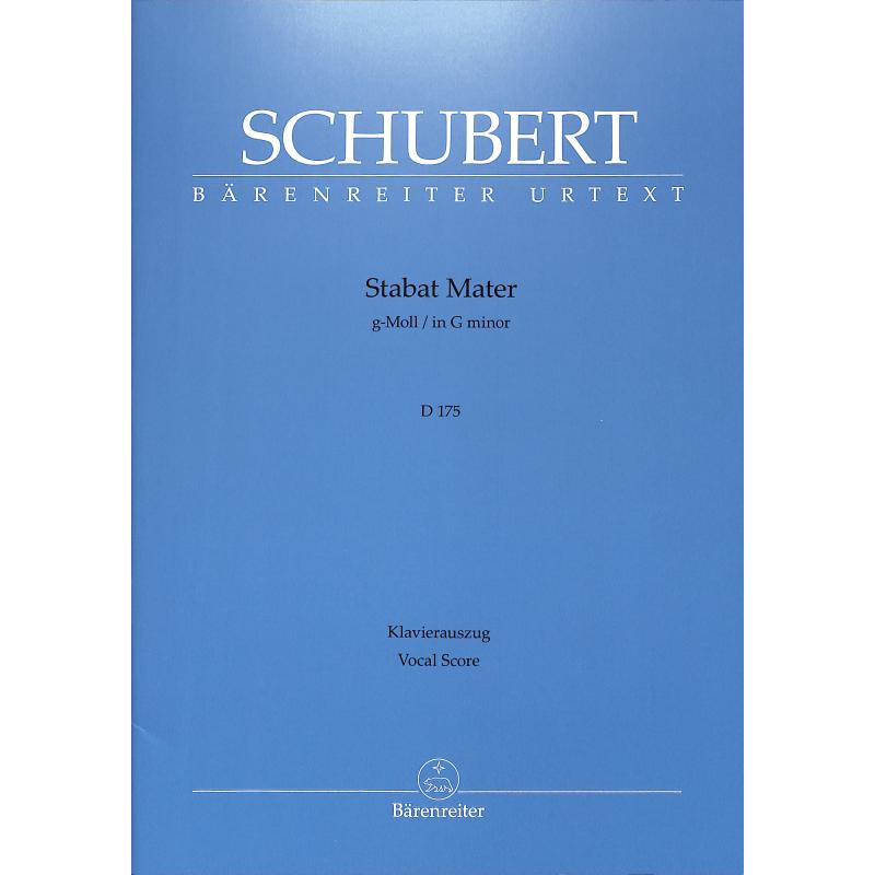 Stabat mater g-moll D 175 Stabat mater g-moll D 175