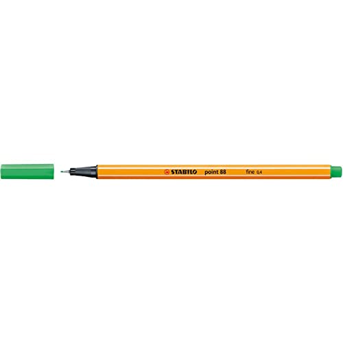 Stabilo 88/16 Fineliner point 88, StrichStärke: 0,4 mm, smaragdgrün von STABILO