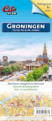 Stadsplattegrond Groningen (Citoplan) von Drukkerij Buijten en Schipperheijn