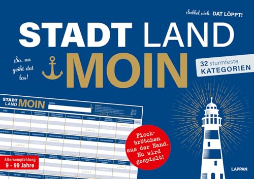 Stadt, Land, MOIN: Das Kult-Spiel für alle Norddeutschen Stadt, Land, MOIN: Das Kult-Spiel für alle Norddeutschen von Lappan
