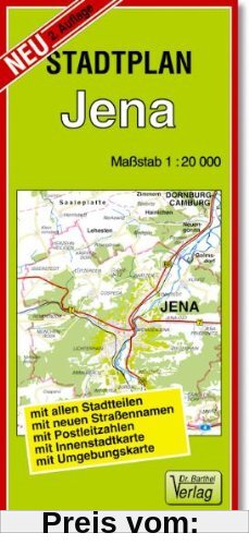Stadtplan Jena: 1:20000