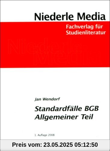 Standardfälle BGB Allgemeiner Teil