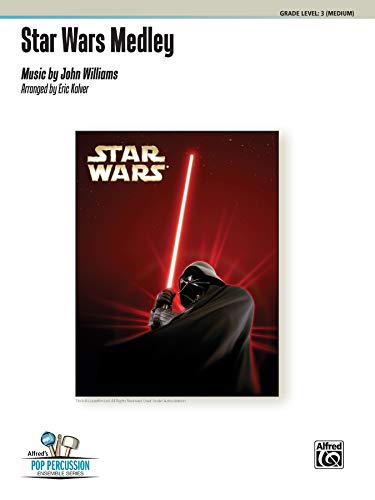 Star Wars Medley: For 9 Players, Conductor Score & Parts (Alfred's Pop Percussion Ensemble) von Alfred Music Publications