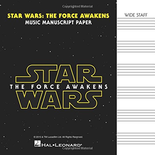 Star Wars: The Force Awakens - Manuscript Paper: Wide-Staff von HAL LEONARD