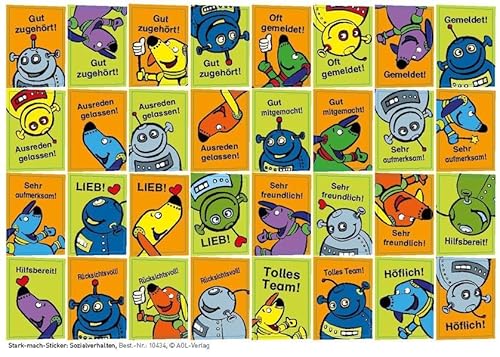 Stark-mach-Sticker: Sozialverhalten: 224-mal Lob und Belohnung für gutes und freundliches Verhalten (1. bis 4. Klasse) von AOL-Verlag in der AAP Lehrerwelt