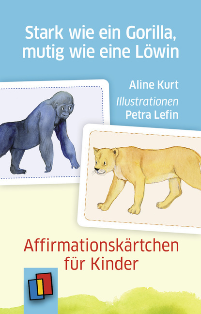 Stark wie ein Gorilla, mutig wie eine Löwin – Affirmationskärtchen für Kinder von Verlag an der Ruhr