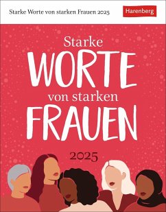 Starke Worte von starken Frauen Tagesabreißkalender 2025 von Harenberg