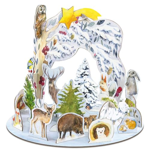Steck-Adventskalender »Tiere im Winter« Steck-Adventskalender »Tiere im Winter« von Korsch Verlag