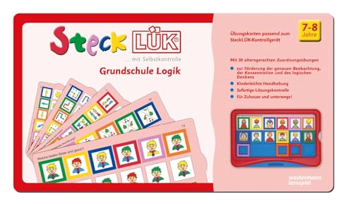 SteckLÜK: Grundschule Logik 1 Alter 7 - 8 (rot) von Georg Westermann Verlag