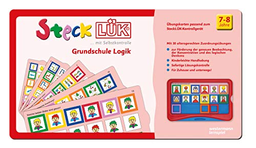 SteckLÜK: Grundschule Logik 1 Alter 7 - 8 (rot) von LÜK