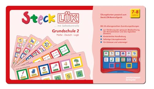 SteckLÜK: Grundschule mix 2 Mathe - Deutsch - Logik Alter 7 - 8 (rot)