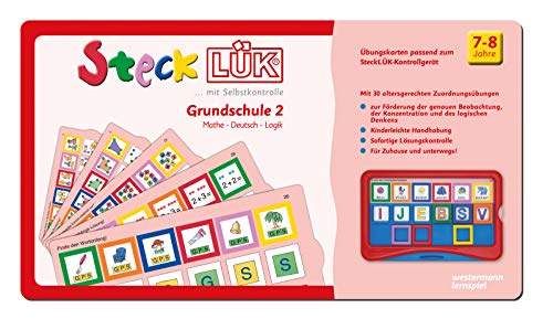 SteckLÜK: Grundschule mix 2 Mathe - Deutsch - Logik Alter 7 - 8 (rot) von LÜK