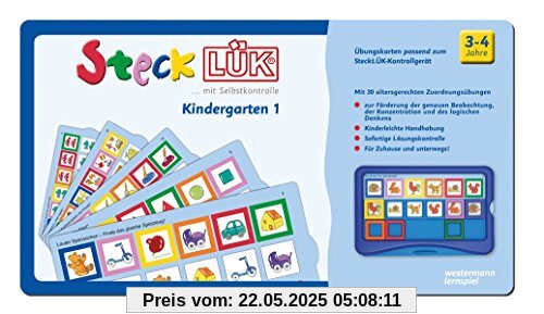 SteckLÜK: Kindergarten 1: Alter 3 - 4 (blau)
