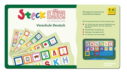 SteckLÜK: Vorschule Deutsch Alter 5 - 6 (grün) von Westermann