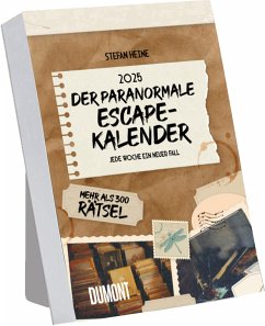 Stefan Heine: Der paranormale Escape-Kalender 2025 Abreißkalender 14,8x21 von DuMont Kalenderverlag