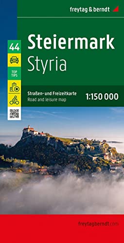 Steiermark, Straßen- und Freizeitkarte 1:150.000, freytag & berndt: Top 10 Tips, mit Radrouten (freytag & berndt Auto + Freizeitkarten) von Freytag-Berndt und ARTARIA