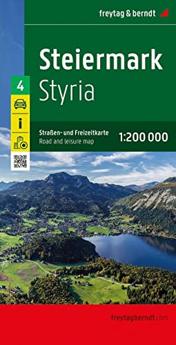 Steiermark, Straßen- und Freizeitkarte 1:200.000, freytag & berndt (freytag & berndt Auto + Freizeitkarten, Band 2)