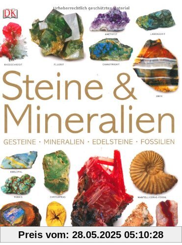 Steine & Mineralien: Gesteine, Mineralien, Edelsteine, Fossilien