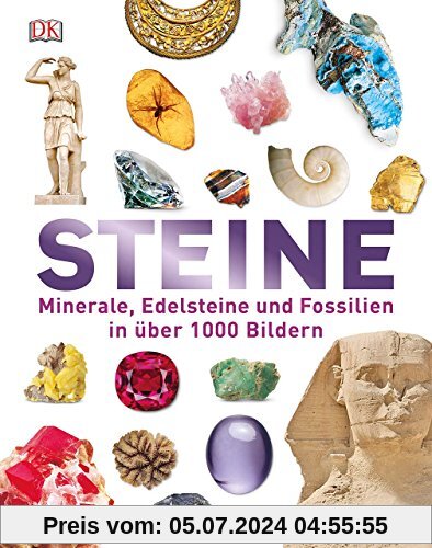 Steine: Minerale, Edelsteine und Fossilien in über 1000 Bildern