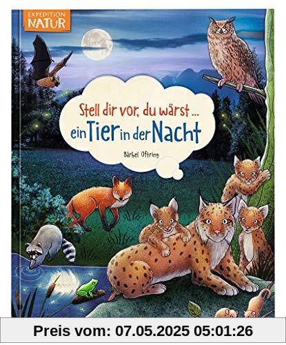 Stell dir vor, du wärst ein Tier in der Nacht | Spannendes Tierbuch ab 5 Jahren