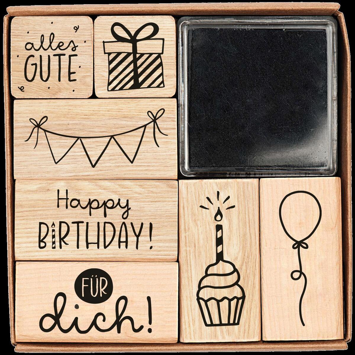 Stempel-Set »Happy Birthday« Stempel-Set »Happy Birthday« von Brunnen-Verlag GmbH