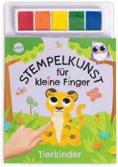 Stempelkunst für kleine Finger. Tierkinder von Arena
