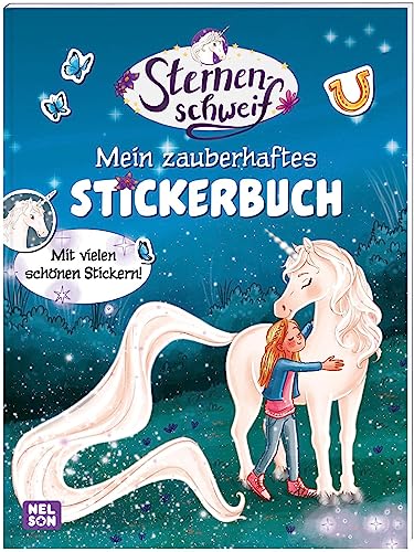 Sternenschweif: Mein zauberhaftes Stickerbuch: Mit Rätselseiten und vielen Stickern für Einhorn-Fans ab 4 Jahren (Sternenschweif Beschäftigung) von Nelson
