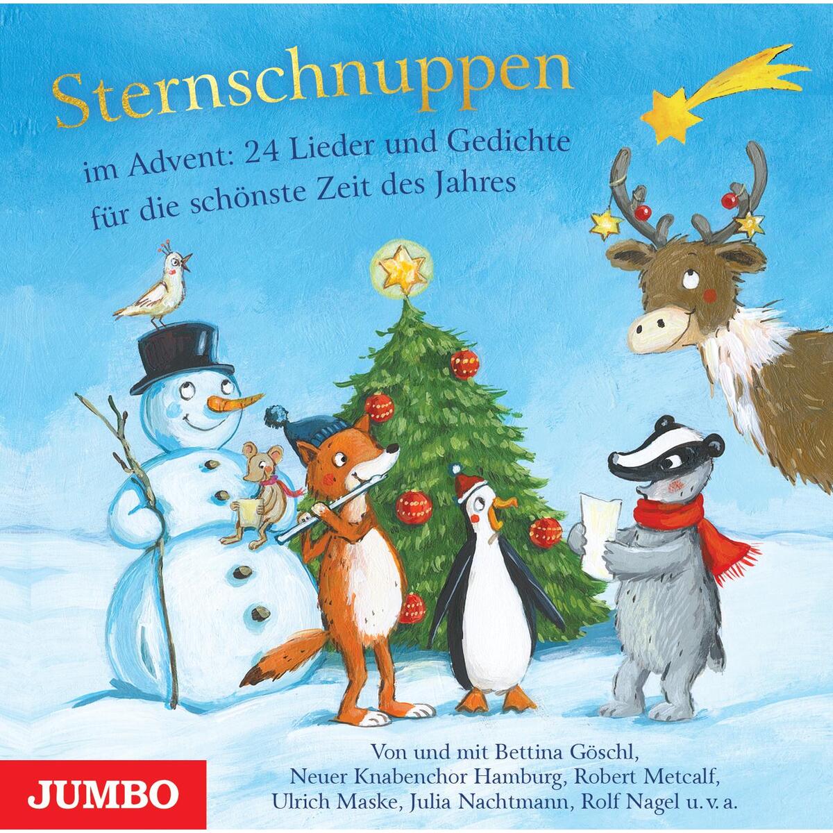 Sternschnuppen im Advent. 24 Lieder und Geschichten für die schönste Zeit des Ja... von Jumbo Neue Medien + Verla