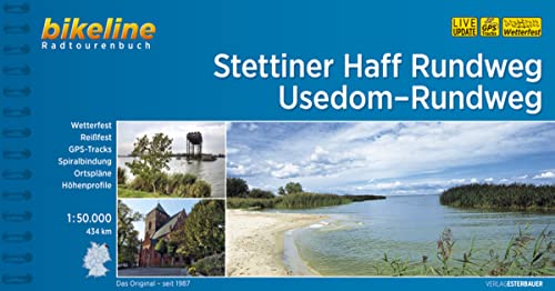 Stettiner Haff Rundweg • Usedom-Rundweg: 1:50.000, 434 km (Bikeline Radtourenbücher)