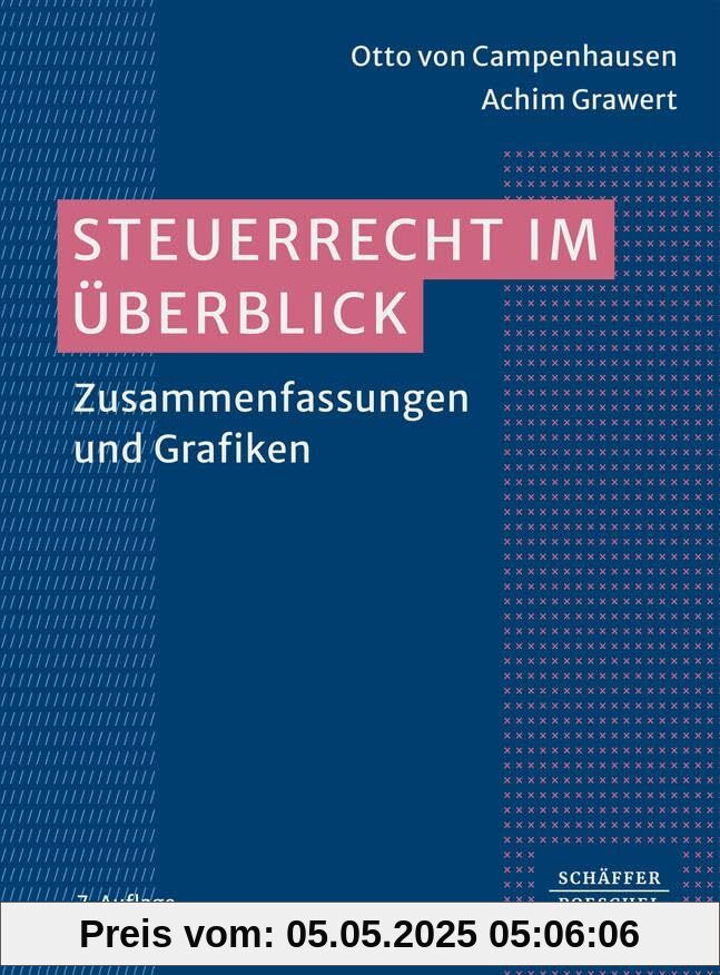 Steuerrecht im Überblick: Zusammenfassungen und Grafiken