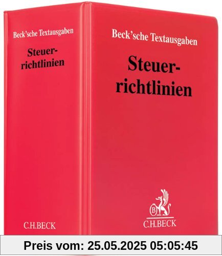 Steuerrichtlinien mit Fortsetzungsnotierung. Inkl. 125. Er