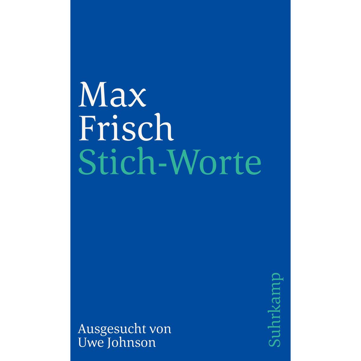 Stich-Worte von Suhrkamp Verlag AG